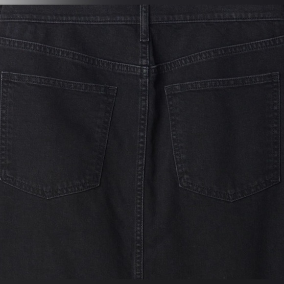 Gap Denim Midi Pencil Skirt - Black - Picture 5 of 5